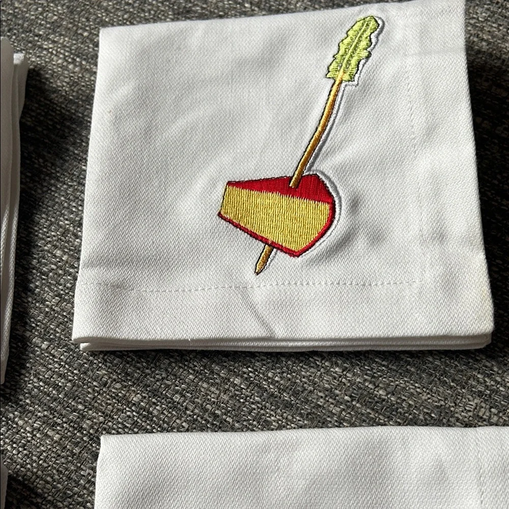 Set of 6 Tidbits Cocktail Napkins